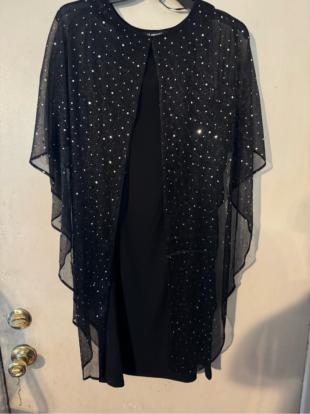 Glamour Black Sparkle Women's Jacket